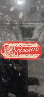 Oud bieretiket special br De Beerst  Veurne, Ophalen of Verzenden