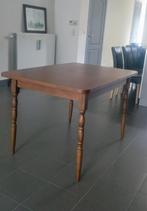 Mooi keukentafeltje 1m60 x60 cm of ingeschoven 1m20 cm, Ophalen, Eikenhout, 50 tot 100 cm, Zo goed als nieuw