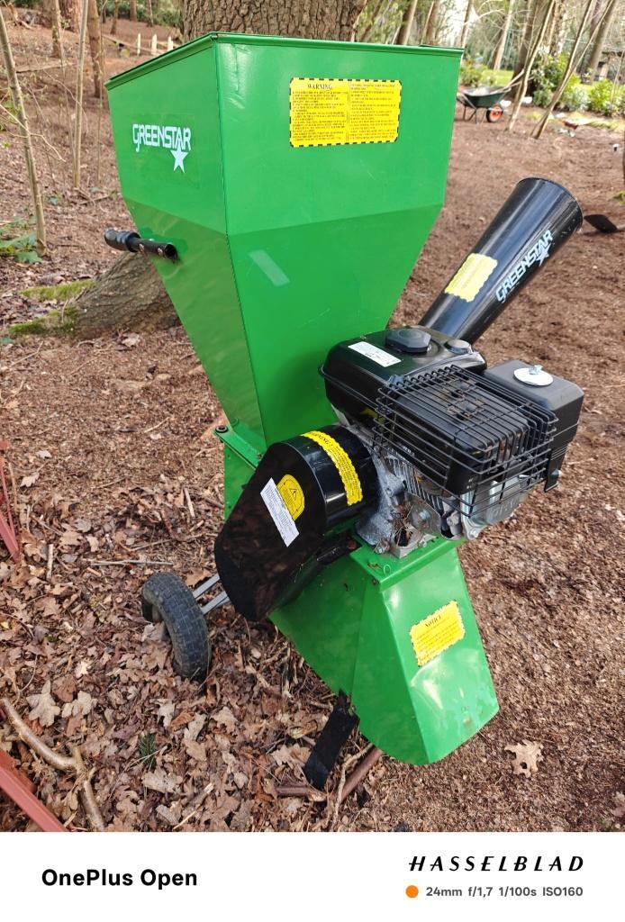 Krachtige Benzine Hakselaar  Houtversnipperaar 6.5 PK 3.8 kW, Jardin & Terrasse, Déchiqueteurs, Utilisé, Essence, Enlèvement ou Envoi