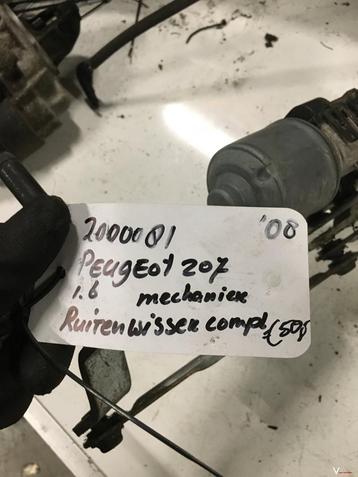 Peugeot 207 2008 Ruitenwisser mechaniek met motor beschikbaar voor biedingen