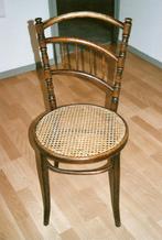 Stoel met rieten vlechtwerk, Huis en Inrichting, Stoelen, Riet of Rotan, Gebruikt, Bruin, Vijf, Zes of meer stoelen