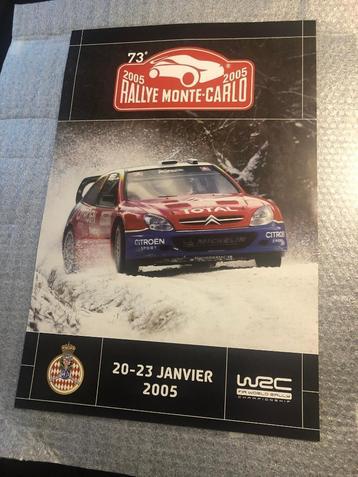poster Rally Monte Carlo 2005 Loeb Citroën beschikbaar voor biedingen