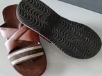 lederen slippers, Kleding | Heren, Schoenen, Bruin, Zo goed als nieuw, Ophalen, Slippers