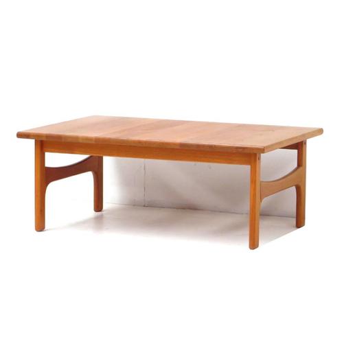 Table basse robuste au design danois en teck, années 1960, Maison & Meubles, Pièces pour table, Enlèvement ou Envoi