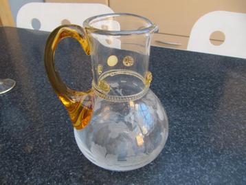 karaf kan, glas Thersienthal Bacchus collect. Germany antiek beschikbaar voor biedingen