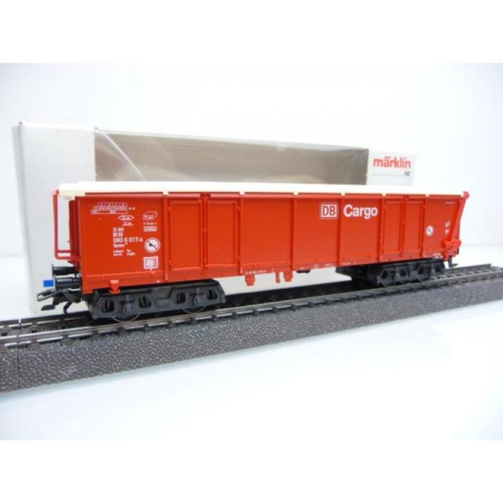 47262 Marklin HO -Cargo roldakwagen (B2500785), Hobby en Vrije tijd, Modeltreinen | H0, Nieuw, Wagon, Wisselstroom, Märklin, Analoog