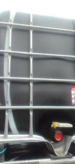 Zwarte ibc 1000l, 150 liter of meer, Ophalen, Zo goed als nieuw, Met kraantje