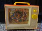 Vintage Fisher-Price Two Tune Play TV - Frere Jacques, Utilisé, Enlèvement ou Envoi