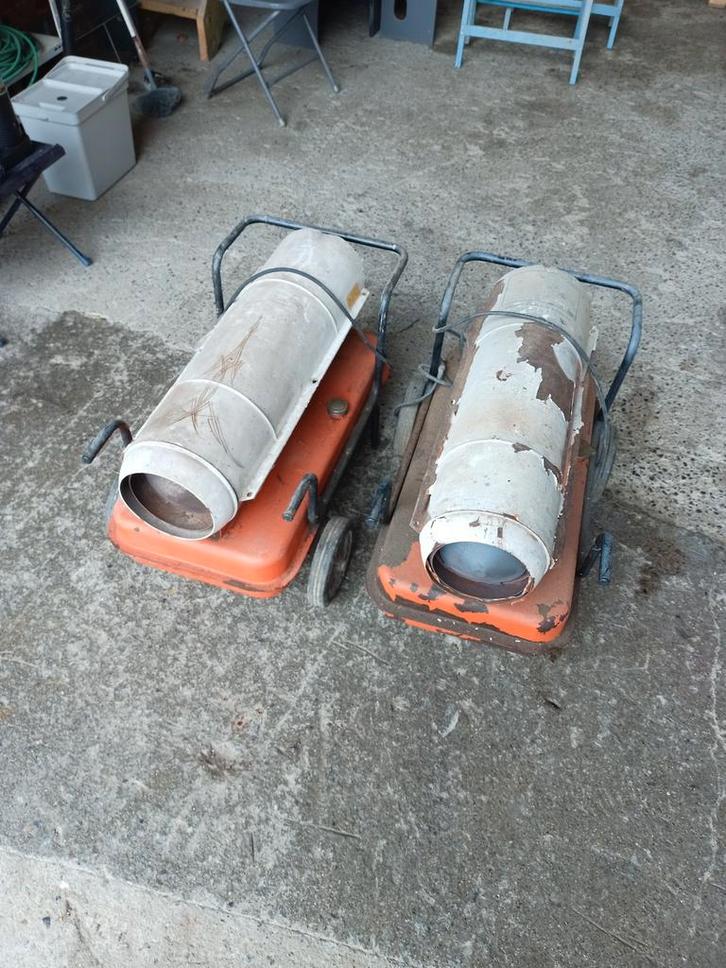 2x warmtekanonnen die moeten worden gereviseerd, Doe-het-zelf en Bouw, Verwarming en Radiatoren, Gebruikt, Ophalen