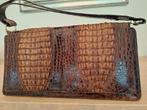 HANDTAS DAMES CROCO, Ophalen, Gebruikt, Bruin, Handtas