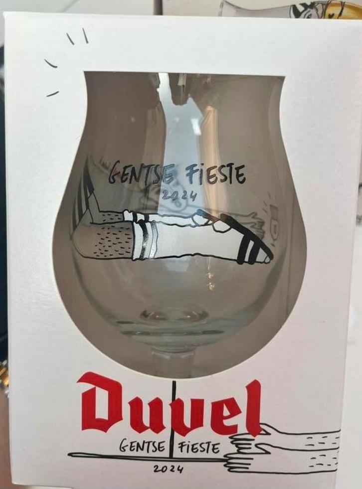 Duvel glas Gentse feesten 2024, Verzamelen, Merken en Reclamevoorwerpen, Ophalen