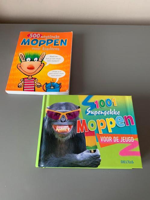 1001 supergekke moppen voor de jeugd + 500 megaleuke moppen, Livres, Livres pour enfants | Jeunesse | Moins de 10 ans, Comme neuf