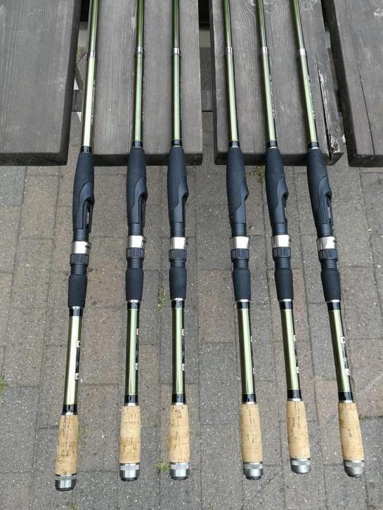 LOT:Spro Trout master 3-10gr telesc. 2,70m Zie foto's, Watersport en Boten, Hengelsport | Roofvissen, Zo goed als nieuw, Complete set