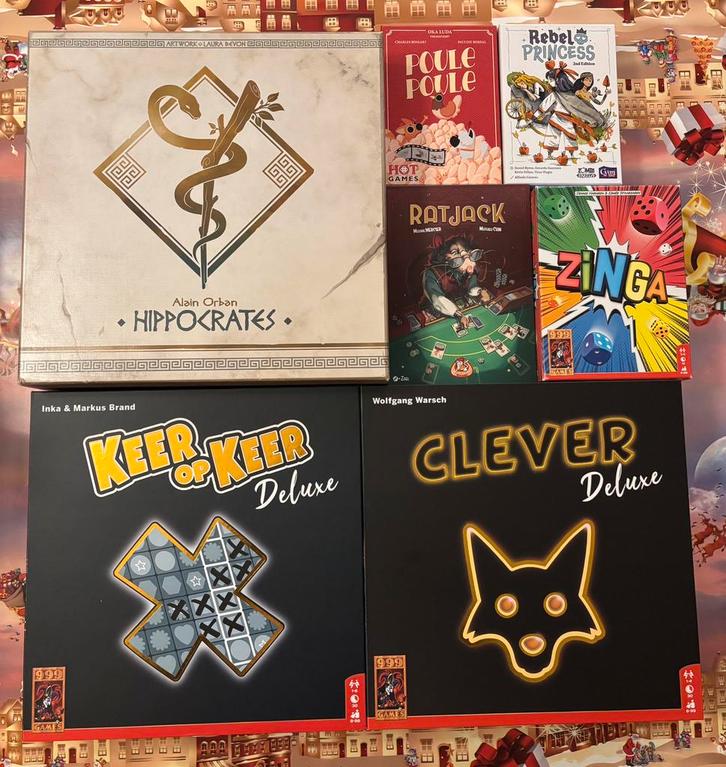 Bordspellen bundel als nieuw, Hobby en Vrije tijd, Gezelschapsspellen | Bordspellen, Zo goed als nieuw, Een of twee spelers, Drie of vier spelers