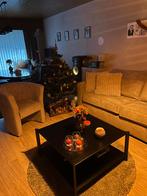 Salon tafel zwart hout 80cm, Enlèvement, Comme neuf, Bois