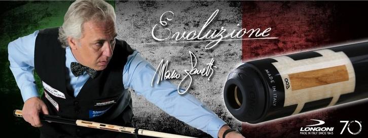 AANBIEDING: Longoni Evoluzione keu VP2+2x S30 OP VOORRAAD!!!, Sport en Fitness, Biljarten en Poolen, Nieuw, Keu of Ballen, Ophalen of Verzenden