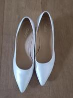 GABOR hakken muiltjes pumps hakjes wit parelmoer mt 6 = 39, Ophalen, Pumps, Wit, Gabor