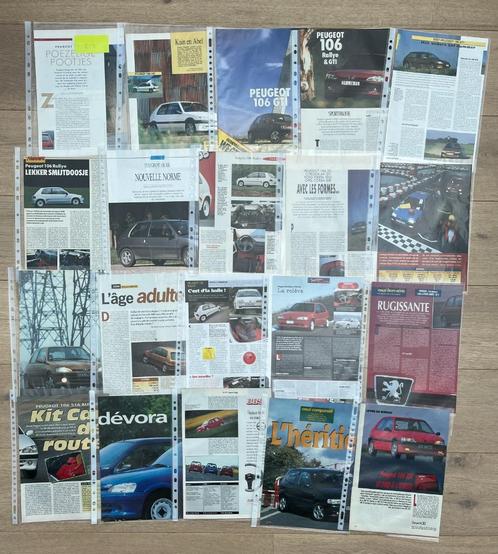 PEUGEOT 106 RALLYE & 106 GTI - ARTIKELS, Boeken, Auto's | Folders en Tijdschriften, Peugeot, Ophalen of Verzenden