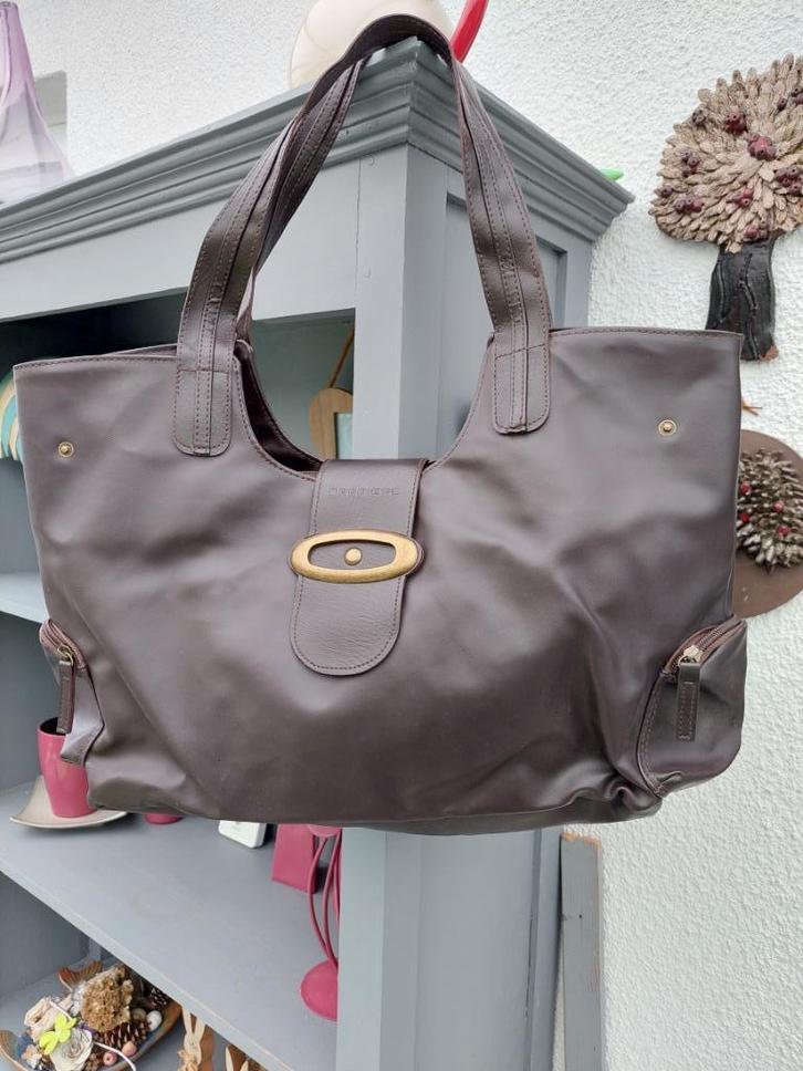 SAC A MAINS  RODIER, Handtassen en Accessoires, Tassen | Damestassen, Gebruikt, Handtas, Bruin, Ophalen of Verzenden