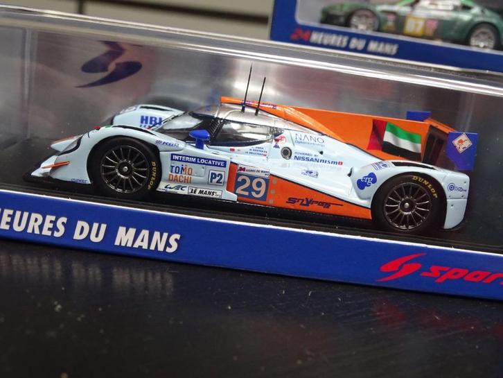 Lola B12 Nissan Le mans 2012 Gulf Spark 1/43, Hobby en Vrije tijd, Modelauto's | 1:43, Zo goed als nieuw, Auto, Overige merken