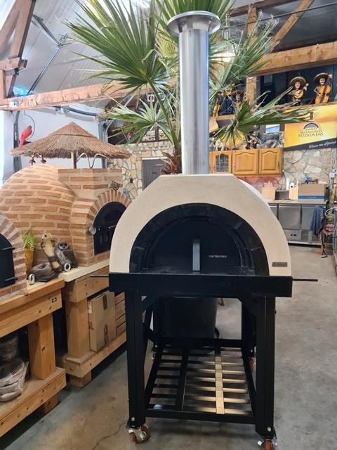 De Amalfi houtgestookte pizzaoven AD80 op steel base, Jardin & Terrasse, Torches, Neuf, Enlèvement ou Envoi
