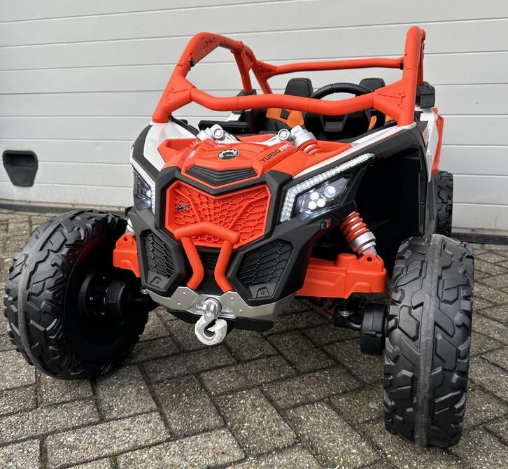 Kinder Auto CAN-AM Maverick buggy 24V 2 pers RC - MP4, Kinderen en Baby's, Speelgoed | Buiten | Accuvoertuigen, Nieuw, Ophalen of Verzenden
