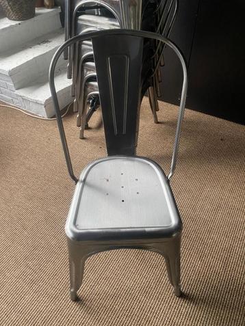 Tolix (terras) stoelen vintage metaal (30 suks) prijs per st beschikbaar voor biedingen