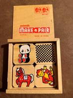 Vintage Animals Make a Pair, Made in China / Hout / 16 pcs, Antiek en Kunst, Ophalen of Verzenden