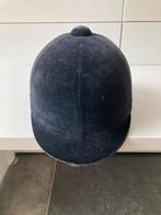 Paardrijhelm maat 55 zwarte velours - gratis, Ophalen, Zo goed als nieuw