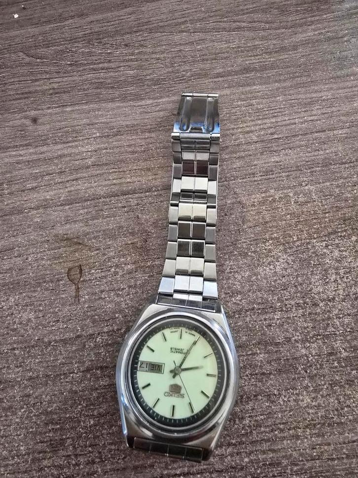 Seiko 5 vintage, Handtassen en Accessoires, Horloges | Heren, Seiko, Ophalen of Verzenden