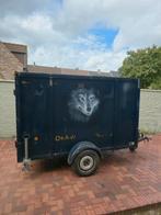 Gesloten remorque 750kg, Ophalen