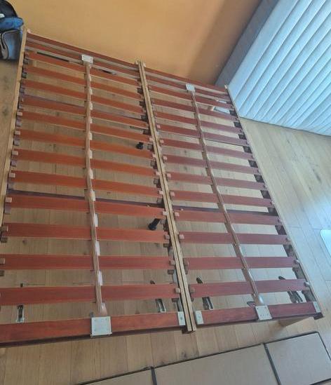 Lattoflex 2-persoonsbed met afneembare/verstelbare 160/200, Huis en Inrichting, Slaapkamer | Matrassen en Bedbodems, Zo goed als nieuw