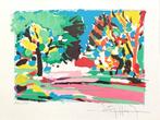 Viktor Hash, 'Golf de Mougins', lithografie, Antiek en Kunst, Kunst | Schilderijen | Modern, Ophalen of Verzenden