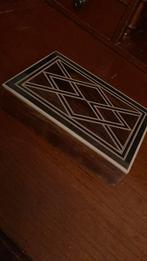 Oud Marokkaans doosje met ingelegd hout (18 x 12 cm), Antiek en Kunst, Ophalen of Verzenden