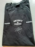Gesigneerd t-shirt  Netsky, Nieuw, Maat 48/50 (M), Zwart, Ophalen