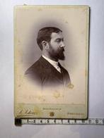 Foto van een heer, ca. 1895 (kabinetskaart), Gebruikt, Foto, Klederdracht, Ophalen of Verzenden