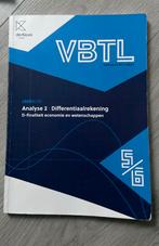 Analyse 2 - differentiaalrekening (VBTL), Boeken, ASO, Wiskunde A, Die keure, Ophalen of Verzenden