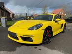 Porsche 718 Cayman S 2.5 jaune racing, echappement sport, Auto's, Porsche, 4 cilinders, Cayman, Bedrijf, 2 zetels