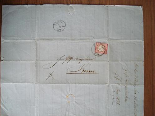 BRIEF MET DUITSE POSTZEGEL VAN 1872, Postzegels en Munten, Postzegels | Europa | Duitsland, Gestempeld, Verzenden