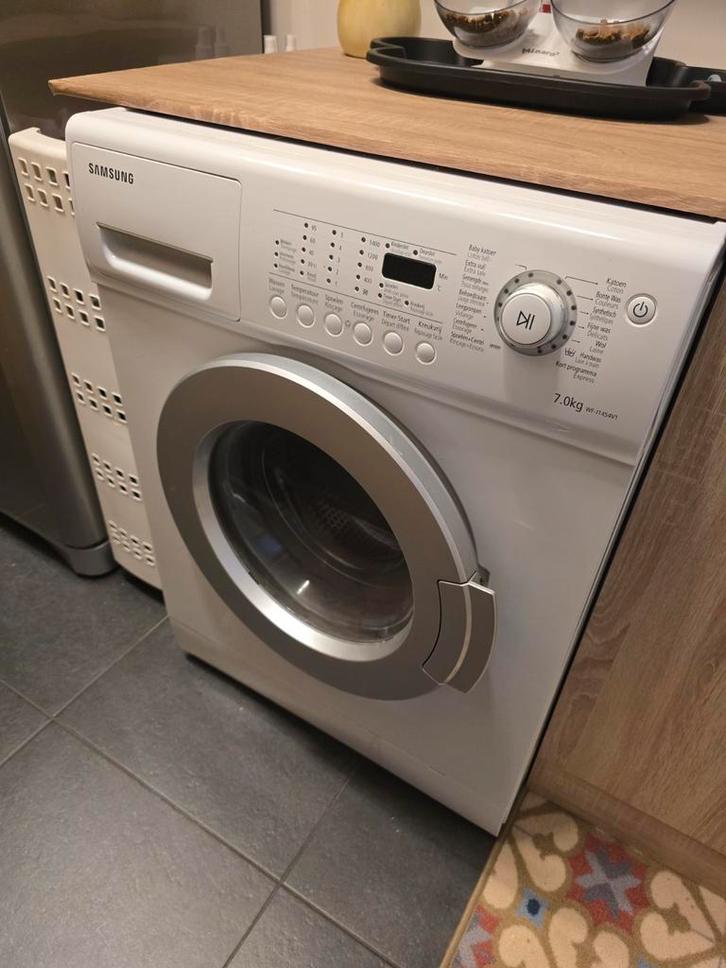 Samsung wasmachine 7kg, Elektronische apparatuur, Wasmachines, Gebruikt, Voorlader, 6 tot 8 kg, 1200 tot 1600 toeren, Handwasprogramma