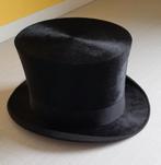 Chapeau haut de forme britannique ancien noir, Antiquités & Art, Enlèvement, Hommes