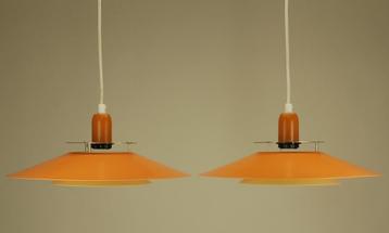 Deense hanglampen, set van 2 stuks 150 euro beschikbaar voor biedingen