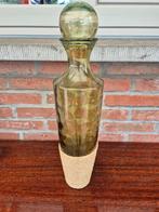 Vaas in de vorm van een fles, Huis en Inrichting, Ophalen of Verzenden, Gebruikt, Glas