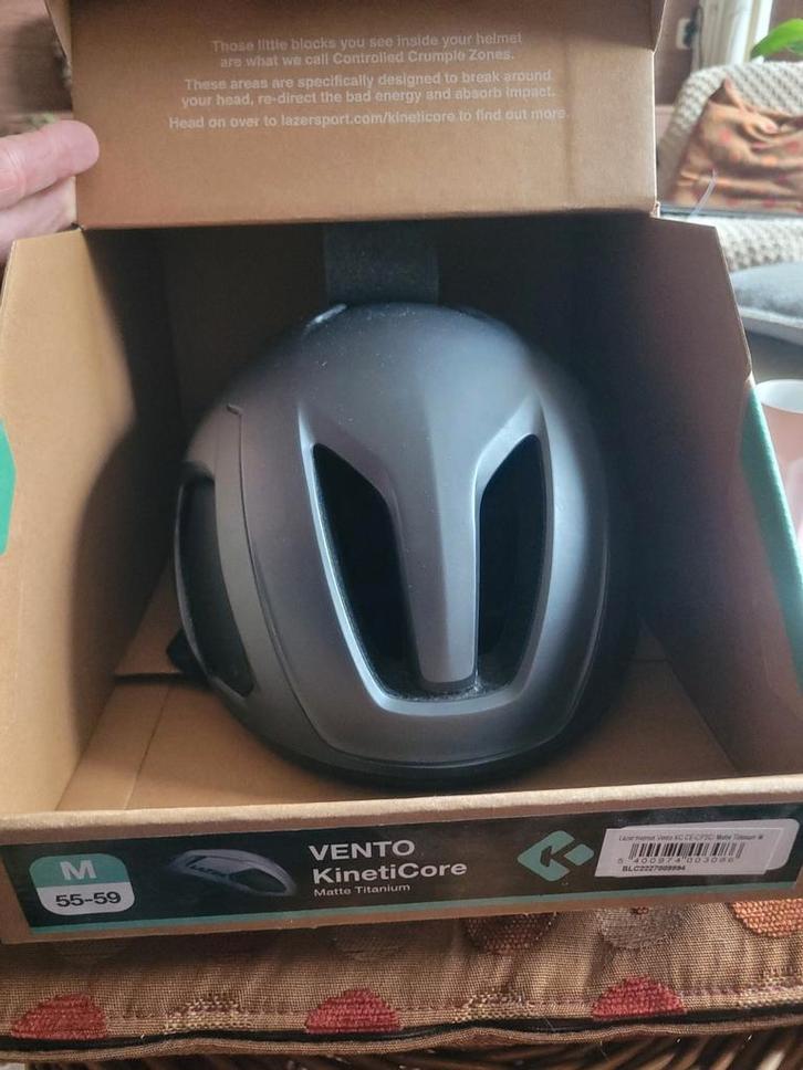 Lazer Vento Kineticore maat M, Fietsen en Brommers, Fietsaccessoires | Fietshelmen, Zo goed als nieuw, Heer of Dame, M, Ophalen of Verzenden