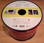 Nouveau câble haut-parleur Goobay 100 m noir et rouge CCA 2x, Enlèvement ou Envoi, Neuf