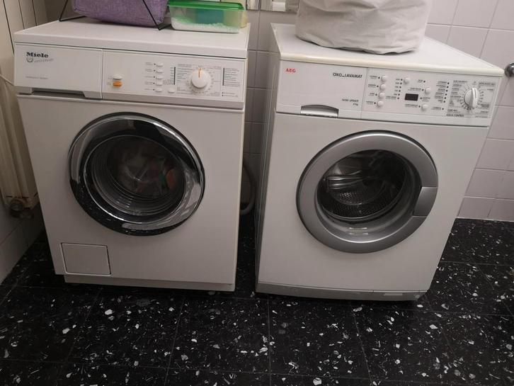 Lave-linge Miele w961 et AEG 76760, Elektronische apparatuur, Wasmachines, Gebruikt, Ophalen