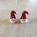 2 theelichthouders kerstman, Diversen, Kerst, Ophalen, Nieuw