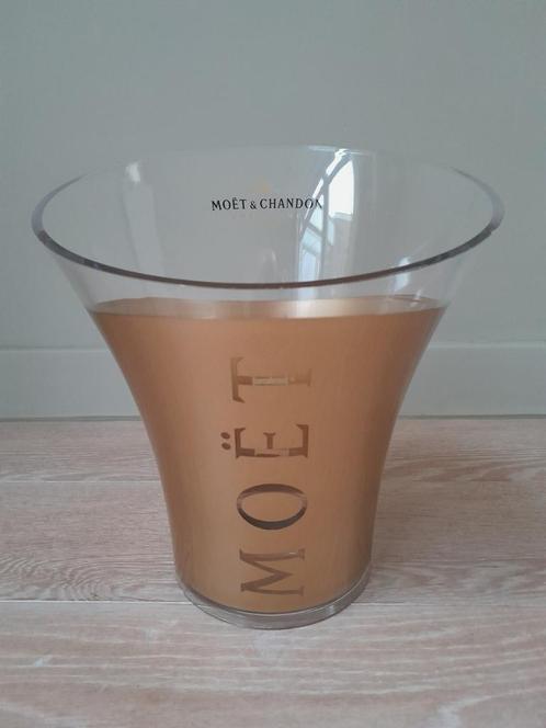 Originele kunststof Moët & Chandon champagne koeler ijsemmer, Verzamelen, Merken en Reclamevoorwerpen, Gebruikt, Gebruiksvoorwerp