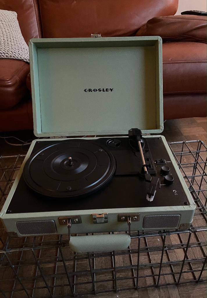② Crosley Lecteur de vinyles 33T et 45T Haut-parleurs intégrés — Tourne- disques — 2ememain
