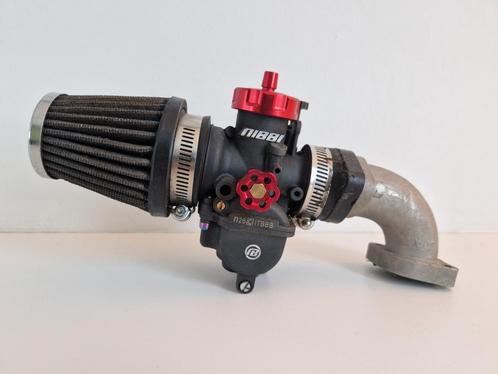Nibbi Carburateur N26 met K&N filter + spruitstuk, Motoren, Onderdelen | Overige, Ophalen of Verzenden
